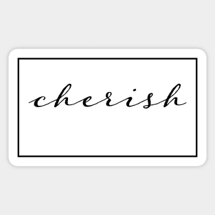 Cherish Sticker